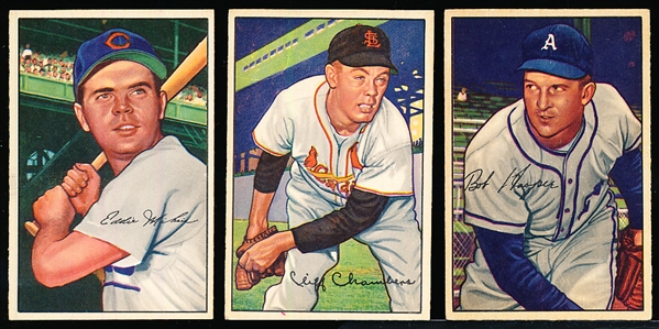 1952 Bowman Bb- 5 Cards
