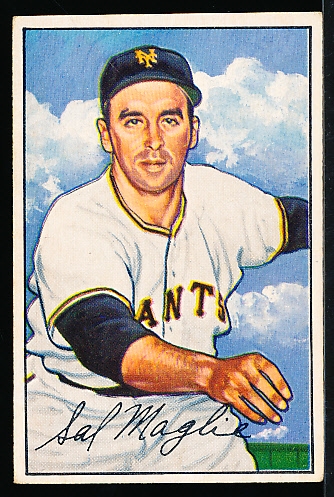 1952 Bowman Bb- #66 Sal Maglie, Giants