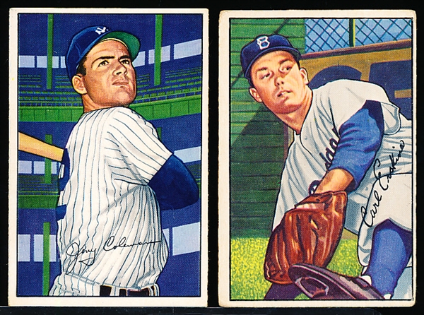 1952 Bowman Bb- 2 Cards
