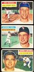 1956 Topps Bb- 3 Diff.