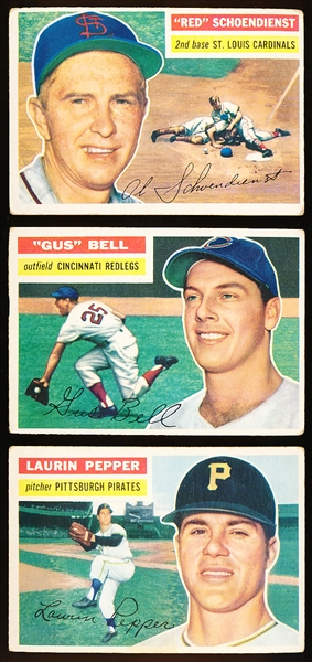 1956 Topps Bb- 7 Diff.