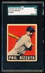 1948-49 Leaf Baseball- #11 Phil Rizzuto, Yankees- SGC 40 (Vg 3)