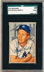 1952 Bowman Bb- #101 Mickey Mantle, Yankees- SGC 30 (Good 2)