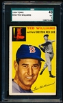 1954 Topps Bb- #250 Ted Williams, Red Sox- SGC 40 (Vg 3)