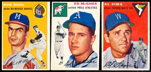 1954 Topps Bb- 7 Diff.