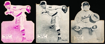 1934-36 Batter Up Bb (R318)- 3 Cards