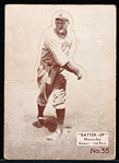 1934-36 Batter Up Bb (R318)- #35 Rogers Hornsby, Browns- Hall of Famer!  Sepia color