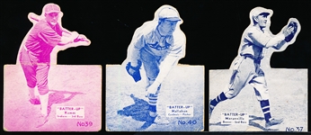 1934-36 Batter Up Bb (R318)- 3 Diff.