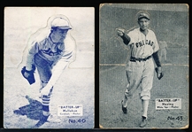 1934-36 Batter Up Bb (R318)- 2 Diff