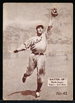 1934-36 Batter Up Bb (R318)- #42 Gehringer, Tigers- Sepia Color