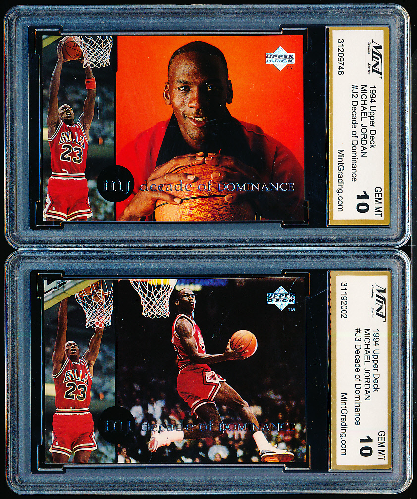 1994 upper deck mj decade of dominance