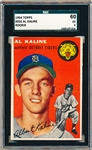 1954 Topps Bb- #201 Al Kaline, Detroit- Rookie- SGC 60 (Ex 5)