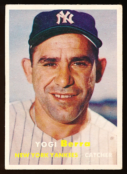 1957 Topps Bb- #2 Yogi Berra, Yankees