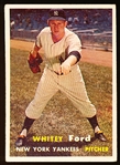 1957 Topps Bb- #25 Whitey Ford, Yankees