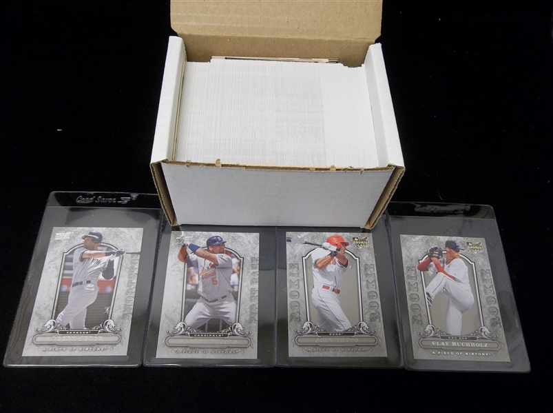 2008 UD A Piece of History Baseball Complete Set of 200