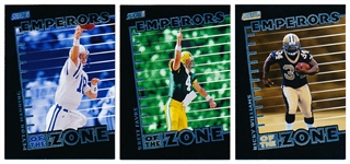 1999 Stadium Club Football- “Emperors of the Zone” Complete Insert Set of 10