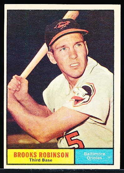1961 Topps Baseball- #10 Brooks Robinson, Orioles
