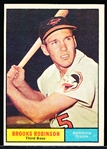 1961 Topps Baseball- #10 Brooks Robinson, Orioles