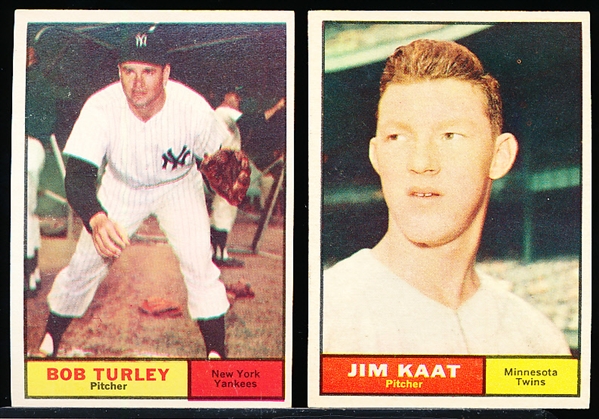 1961 Topps Baseball- 24 Diff.
