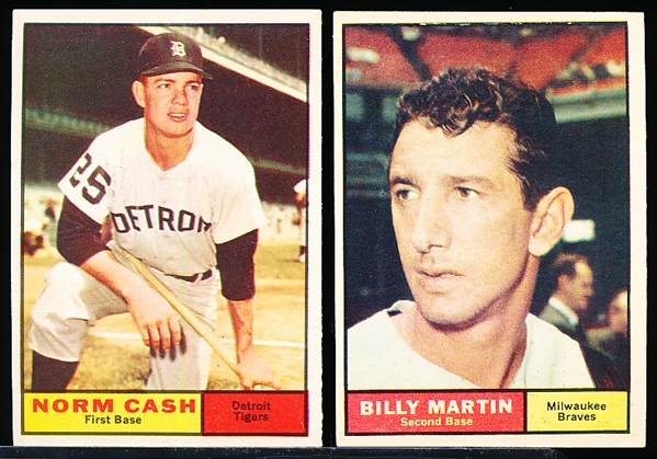 1961 Topps Baseball- 4 Cards