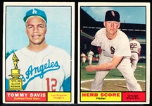 1961 Topps Baseball- 22 Diff.