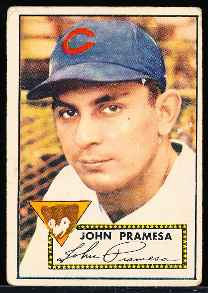 1952 Topps Bb- #105 Pramesa, Cubs
