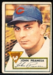1952 Topps Bb- #105 Pramesa, Cubs