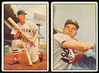 1953 Bowman Bb Color- 2 Cards