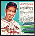 1953 Red Man- No Tabs-NL #13 Enos Slaughter, Cardinals