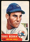 1953 Topps Bb- #104 Yogi Berra, Yankees