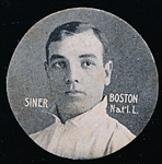 1909-11 E254 Colgan’s Chips Stars of the Diamond- Siner, Boston Nat’l