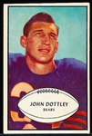 1953 Bowman Football- #2 Dottley, Bears