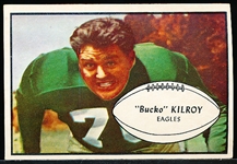 1953 Bowman Football- #4 Frank Kilroy, Eagles