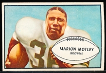 1953 Bowman Football- #9 Marion Motley, Browns