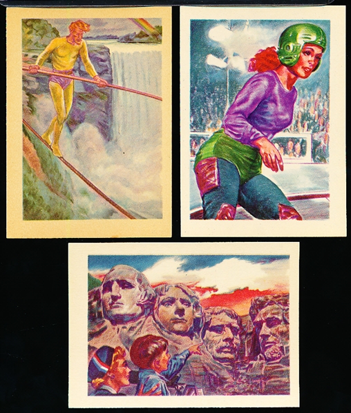 1956 Adventure “Everything Else” Non-Sports Cards- 22 Diff.