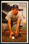 1953 Bowman Bb Color- Hi#- #123 Johnny Lipon, Red Sox