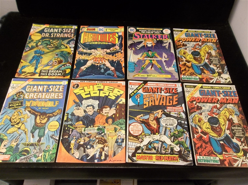 1974-75 First Issue Comic Book Clean-Up Group- 8 Asst.