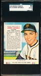 1955 Red Man Tobacco with Tab- NL #13 Johnny Antonelli, Giants- SGC 80 (Ex/NM 6)