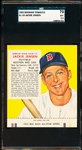 1955 Red Man Tobacco with Tab-AL #19 Jackie Jensen, Boston Red Sox- SGC 70 (Ex+ 5.5)