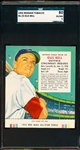1955 Red Man Tobacco with Tab- NL #23 Gus Bell, Cinc Reds- SGC 80 (Ex/NM 6)