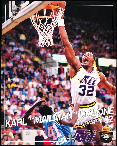 1988-89 Utah Jazz Smokey Bskbl.- Karl Malone