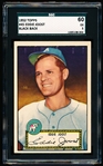 1952 Topps Baseball- #45 Eddie Joost, A’s- SGC 60 (Ex 5)