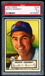 1952 Topps Baseball- #124 Monte Kennedy, Giants- PSA Ex+ 5.5