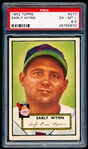 1952 Topps Baseball- #277 Early Wynn, Indians- PSA Ex-Mt+ 6.5