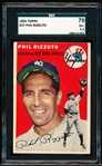 1954 Topps Baseball- #17 Phil Rizzuto, Yankees- SGC 70 (Ex+ 5.5)
