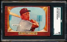 1955 Bowman Baseball- #81 Bob Morgan, Phillies- SGC 60 (Ex 5)