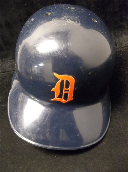Dave Bergman Signed ABC Detroit Tigers Game-Used Batting Helmet