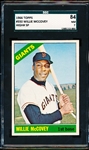 1966 Topps Baseball- #550 Willie McCovey, Giants- SGC 84 (NM 7)- Hi#- SP!