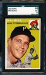 1954 Topps Baseball- #95 Hal Rice, Pirates- SGC 86 (NM+ 7.5)
