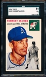 1954 Topps Baseball- #129 Forrest Jacobs, A’s- SGC 84 (NM 7)